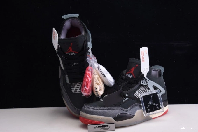 Kicked Out Shoe Store Retro Bred Air CV9388-001 Off Jordan White 4 x 0722